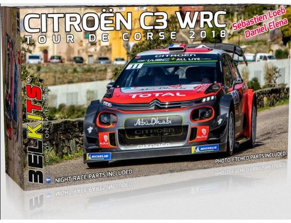 1/24 Citroen C3 Tour de Corsica  2018 Team Loeb/Elena