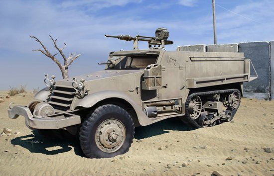 1/35 Idf M3 Halftrack w.20mm Hs.404 Cannon