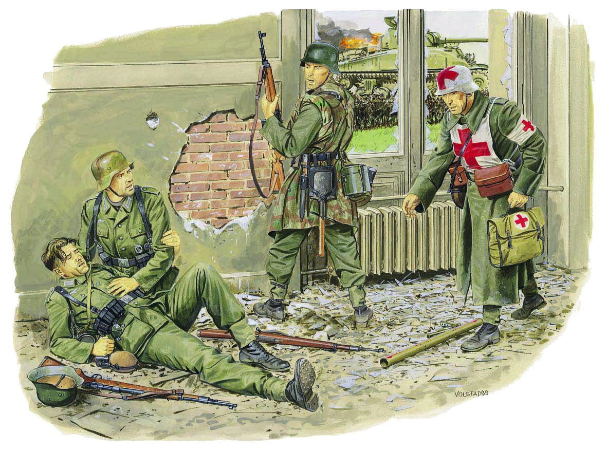 1/35 Fallen Comrade - Aachen 1944