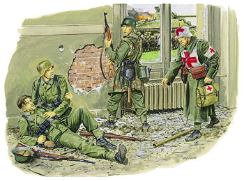 1/35 Fallen Comrade - Aachen 1944