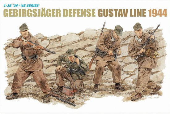 1/35 Gebirgsjager Defense Gustav Line
