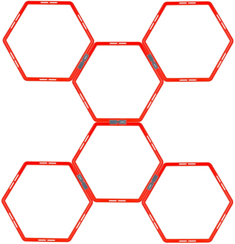 AVENTO Träningsset- AGILITY GRID HEXAGON 6-P - 2