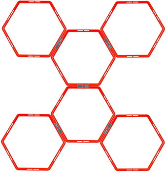 AVENTO Träningsset- AGILITY GRID HEXAGON 6-P