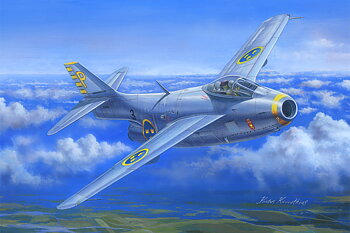 1/48 SAAB J29B  Flygande Tunnan