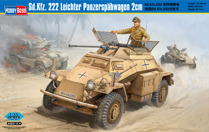 1/35 Sd.Kfz. 222 Leichter Panzerspäwagen 2 cm