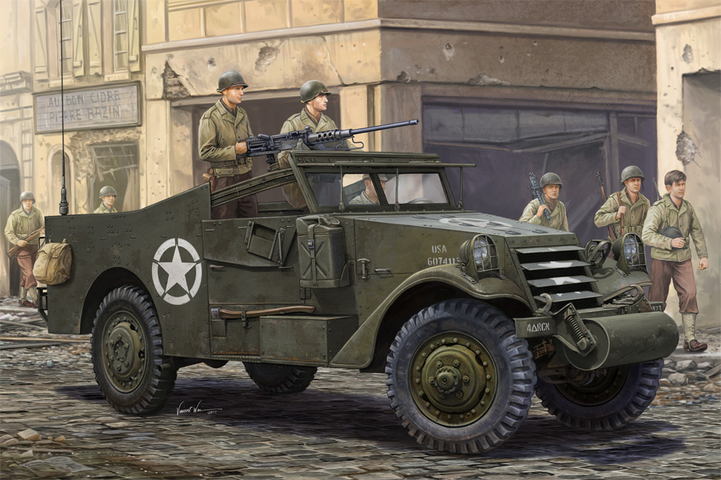 1/35 M3A1  White Scout Car  late
