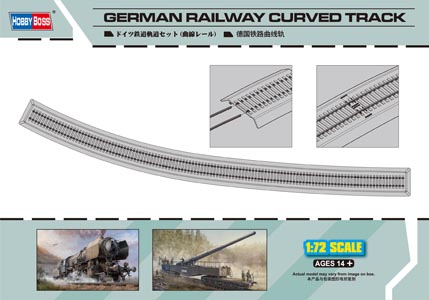 1/72 Railway Curved Track