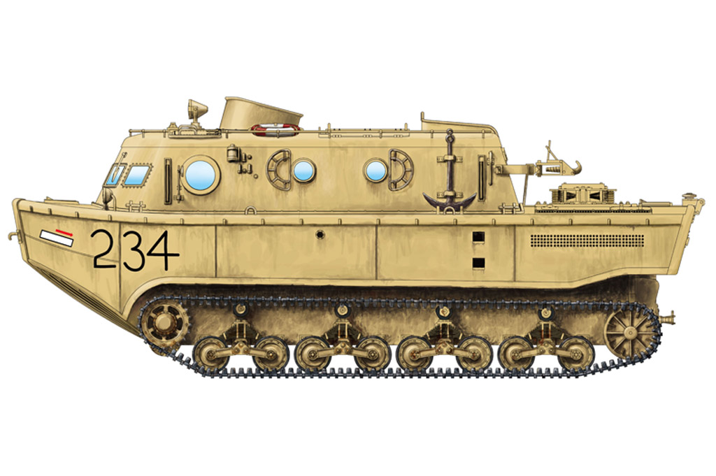 1/72 Land Wasser-Schlepper Amphibius Tractor early