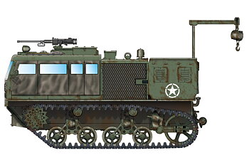 1/72 M4 High Speed Tractor (155mm/8-In./240mm