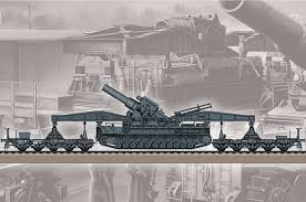 1/72 Karl Gerät 040/041 On Railway Transport Carrier