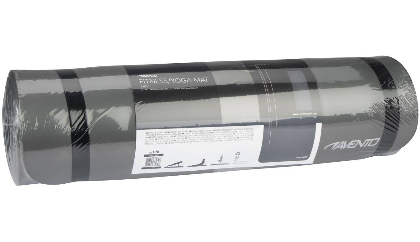AVENTO FITNESS/YOGA MATTA NBR Svart - 4
