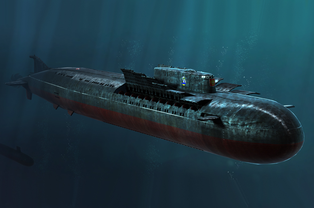 1/350 Russ. Navy SSGN Oscar II Class Kursk Cruiser