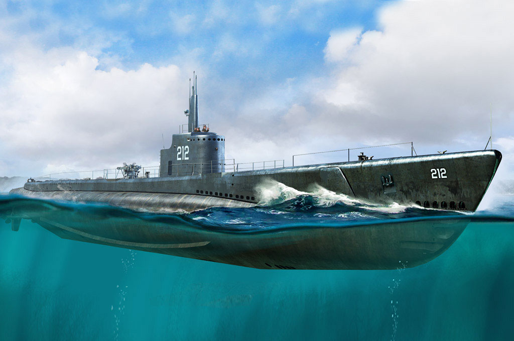 1/350 USS Gato SS-212 1941