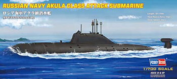 1/700 Akula Class Attack Sub