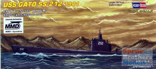 1/700 USS Gato Ss-212 1941