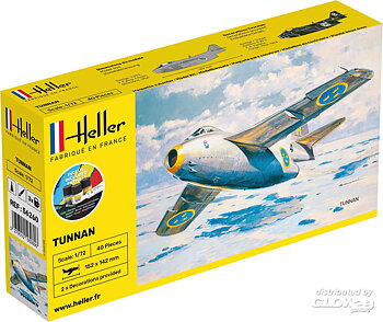 1/72 SAAB Tunnan COMPLETE w. glue, brush and paints