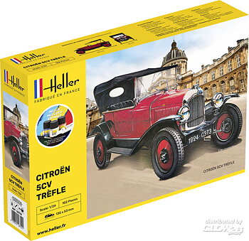 1/24 Citroen Trefle COMPLETE w. Glue, Paint, Brush