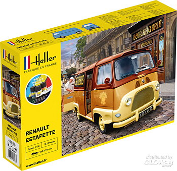 1/24 Renault Estafette COMPLETE w. glue, paints and brush