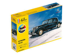 1/24 Citroen 15 CV  COMPLETE w.  Glue, Paint,Brush