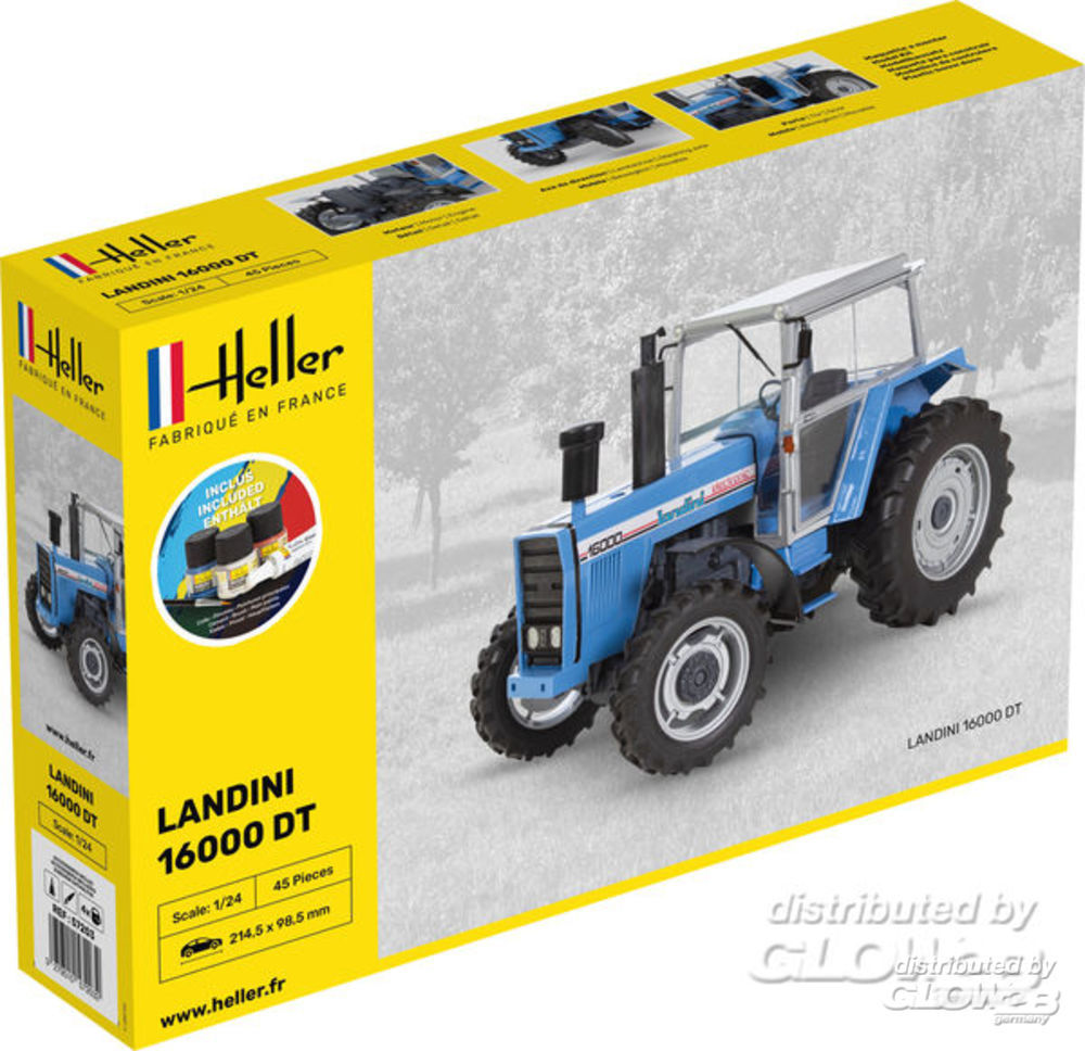 1/24 Landini 16000 DT COMPLETE with glue, paint and brush.