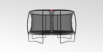 Studsmatta BERG GRAND ELITE REGULAR 520x345 GREY AirFlow PRO + SAFETY NET DLX XL