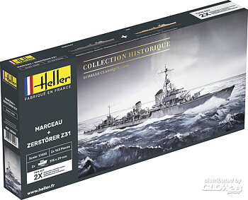 1/400 Marceau + Zerstörer Z31 2 boats incl.