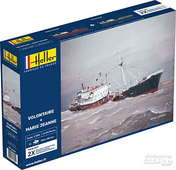 1/200 VOLONTAIRE MARIE + MARIE JEANNE - 2 boats included