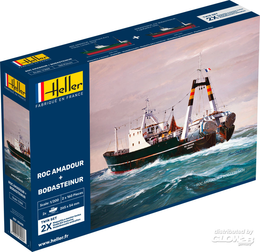 1/200 ROC Amadour+Bodasteunur 2 boats incl.