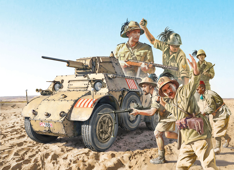 1/35 AB 41 with BERSAGLIERI
