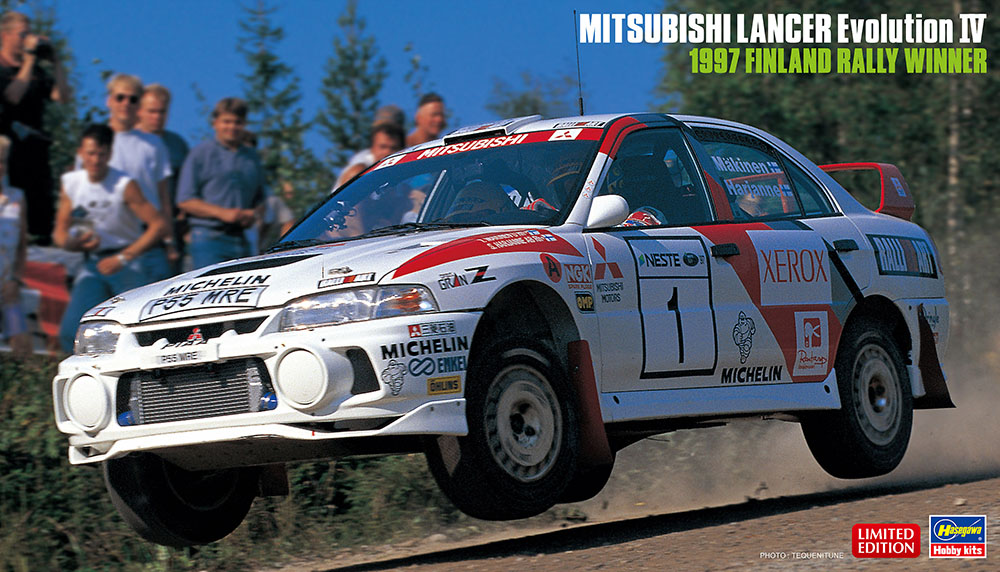 1/24 Mitsubishi Lancer Evolution Finland Rally Winner 1997 Car No.1 Driver: Tommi Makinen