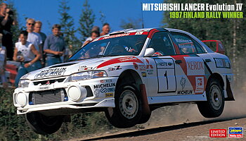 1/24 Mitsubishi Lancer Evolution Finland Rally Winner 1997 Car No.1 Driver: Tommi Makinen