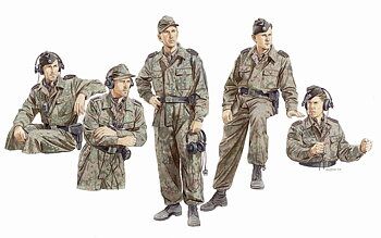 1/35 Panzer Crew Russia 1943