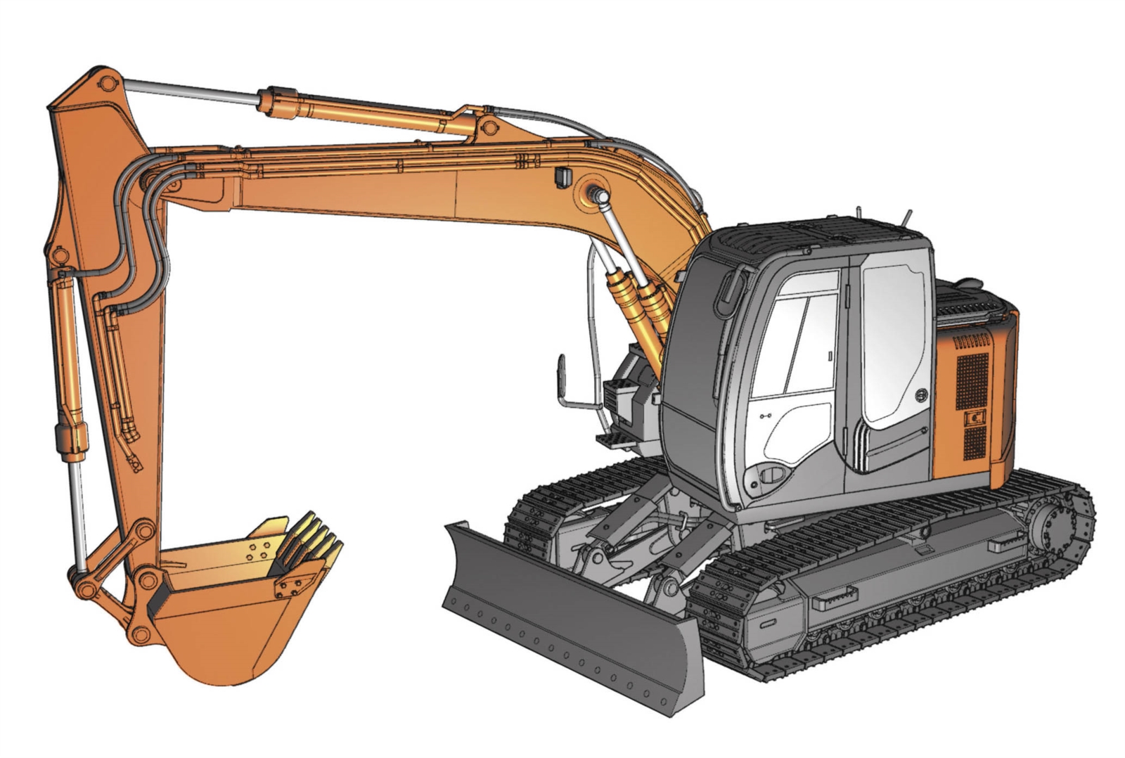 1/35  Hitachi Excavator Zaxis