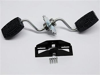 BERG BUZZY - CRANK SHAFT INCL. PEDALS BLACK