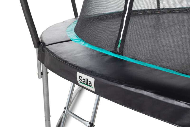 Salta Cosmos Ø427 cm, svart inkl. stege och skyddsnät- INKL FRAKT! - SLUT  I LAGER! - 3