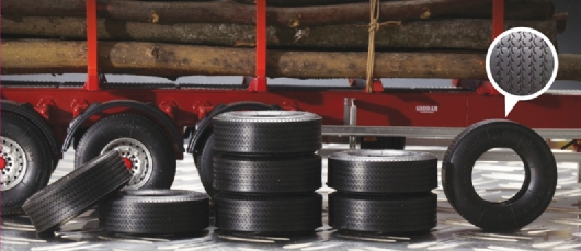 1/24 Trailer Rubber Tires 8 pcs.