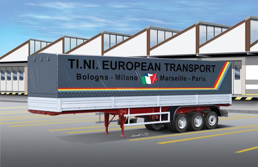 1/24 Canvas Trailer 40Ft