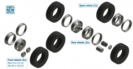 1/24 European Tyres + Rims