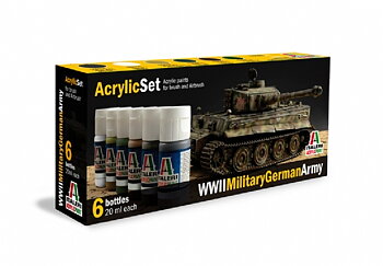 Acrylic Set (6 x 20 ml bottles) Military Ger. Army