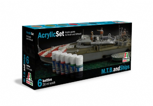 Acrylic Set (6 x 20 ml bottles) M..T.B. and Ships