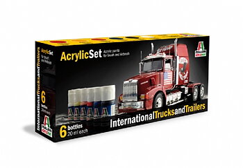 Acrylic Set (6 x 20 ml bottles) International Trucks