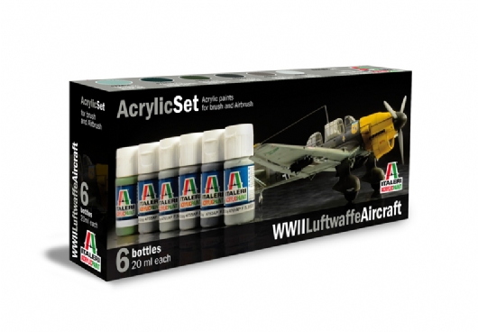 Acrylic Set (6 x 20 ml bottles) Luftwaffe Aircraft