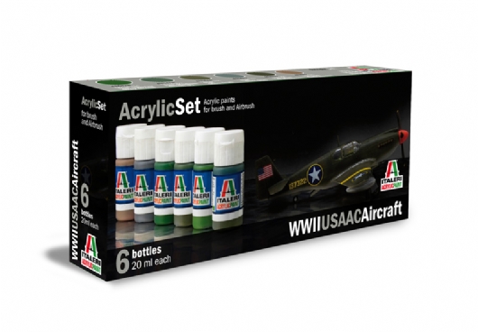 Acrylic Set (6 x 20 ml bottles) USAAC Aircraft