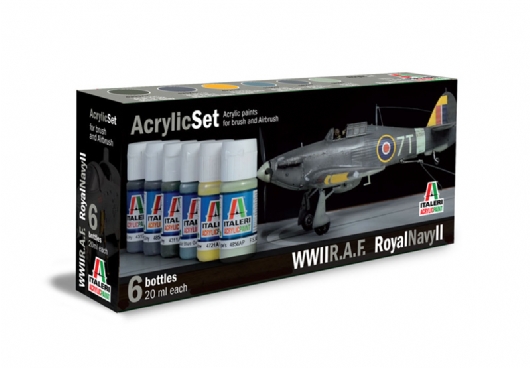 Acrylic Set (6 x 20 ml bottles) R.A.F./Royal Navy II