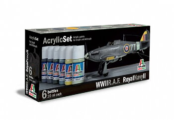 Acrylic Set (6 x 20 ml bottles) R.A.F./Royal Navy II
