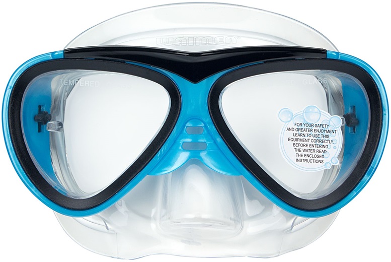 Waimea Cyklop med snorkel blå - Barn  - 3