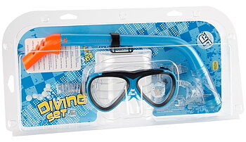 Waimea Cyklop med snorkel blå - Barn 