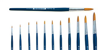 000 Brush synthetic round  12/pack-price p/p