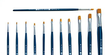 000 Brush synthetic flat  12/pack-price p/p