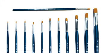 1 Brush synthetic flat  12/pack-price p/p